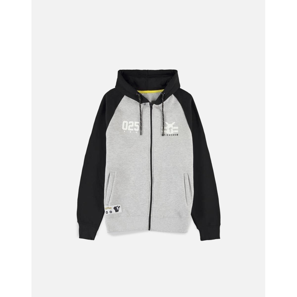Pokémon - Pika 025 Vest met capuchon - Grijs/Zwart